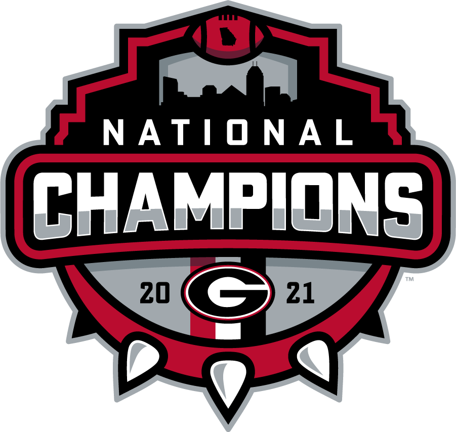 Georgia Bulldogs 2021 Champion Logo iron on transfers for T-shirts